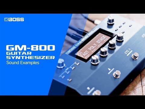 BOSS GM-800 Guitar Synthesizer Pedal – Roland Store London