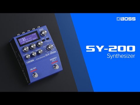 boss guitar synth pedal BOSS SY-200 Polyphonic Guitar Synthesizer Pedal – Roland Store London