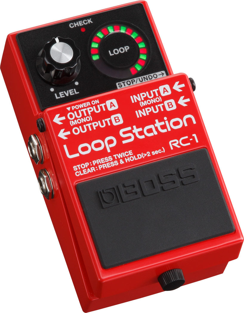 BOSS RC-1 Compact Pedal Looper with Loop Indicator Dial – Roland 