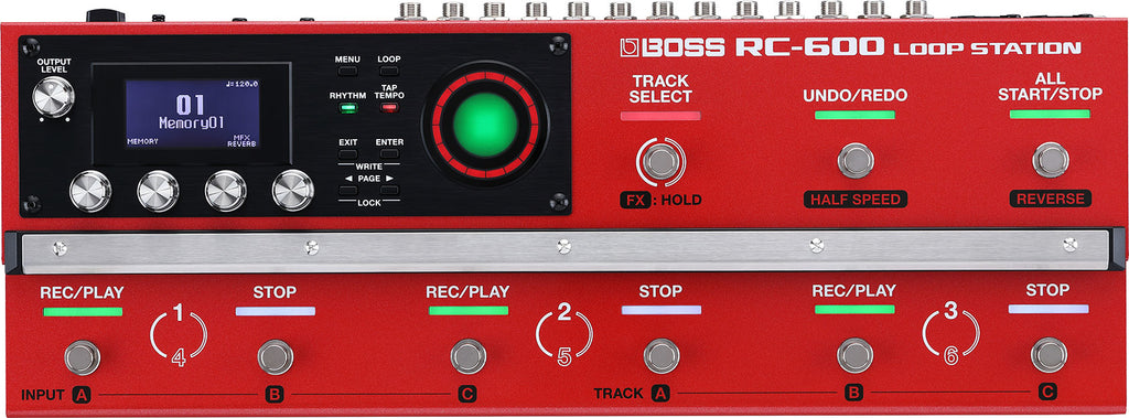 BOSS RC-600 Flagship 6 Track Pedal Looper – Roland Store London