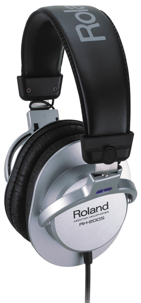 Roland RH-200S Monitor Grade Closed Stereo Headphone (Silver)