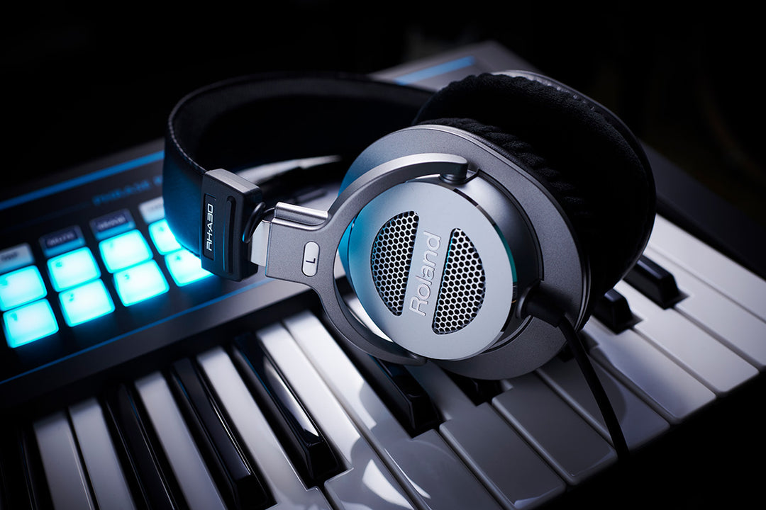 Roland RH-A30 Open Type Stereo Headphones with Pouch