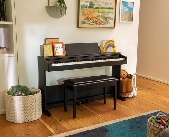 Roland RP-107BKX Digital Piano (Black) – Roland Store London