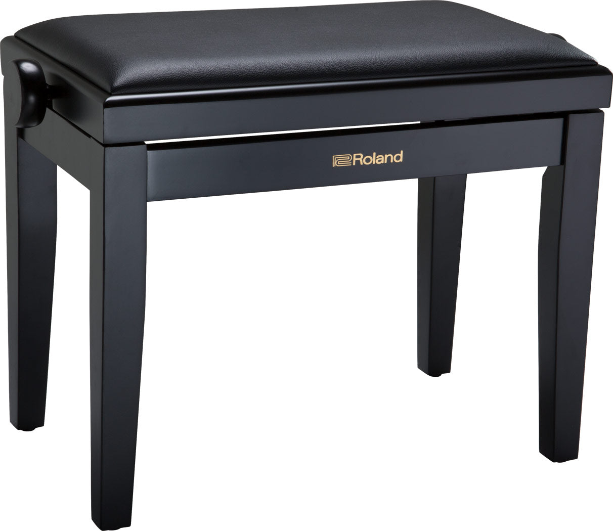 Roland RPB-200BK Piano Bench, Satin Black, Vinyl Seat