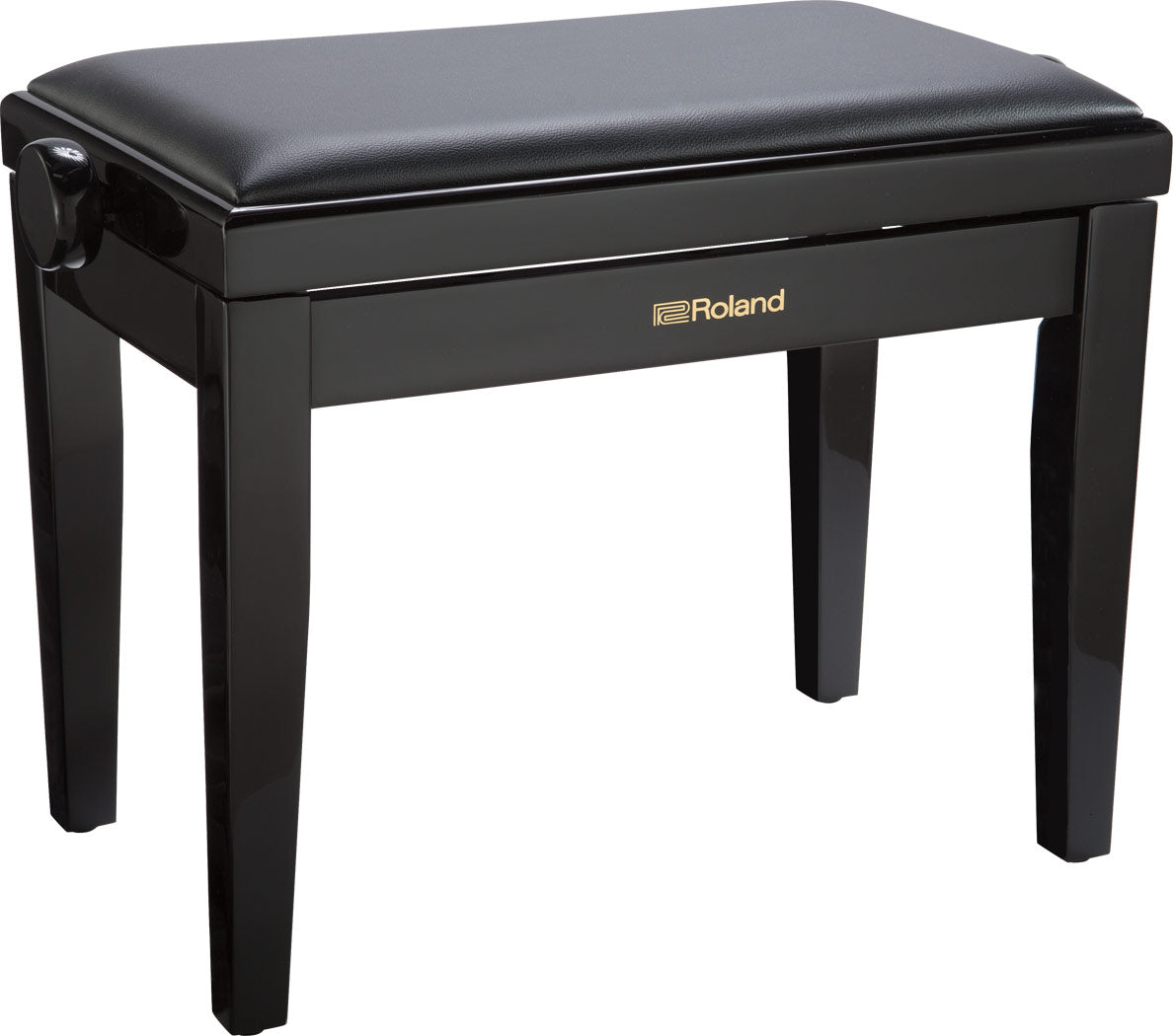 Roland RPB-200PE Piano Bench, Polished Ebony, Vinyl Seat