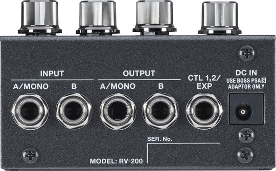 BOSS RV-200 Reverb Pedal – Roland Store London