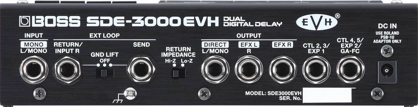 BOSS SDE-3000EVH Rack Delay Pedal