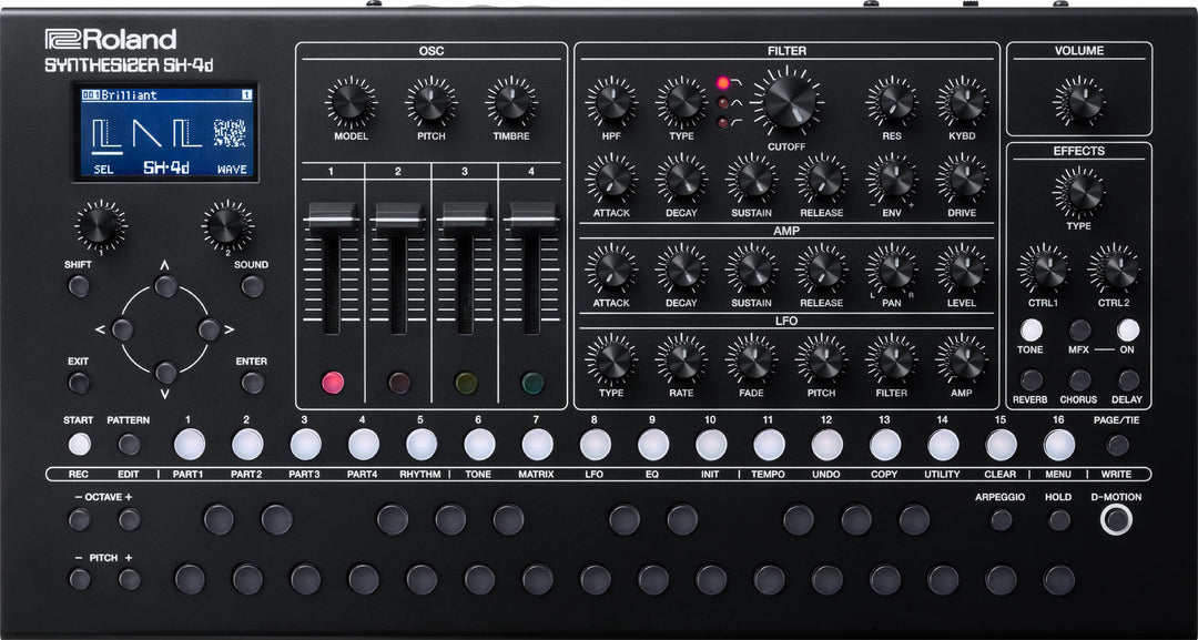 Roland SH-4D Desktop Synthesizer – Roland Store London