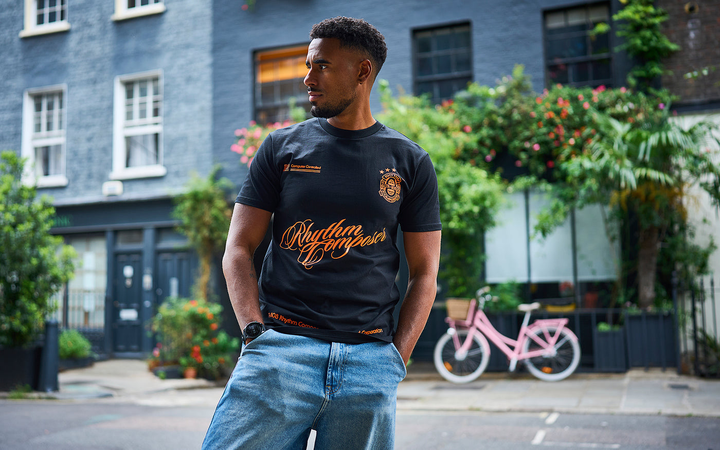 Roland Legacy XI TR-808 80 in Black T-Shirt 2026 – Roland Store London
