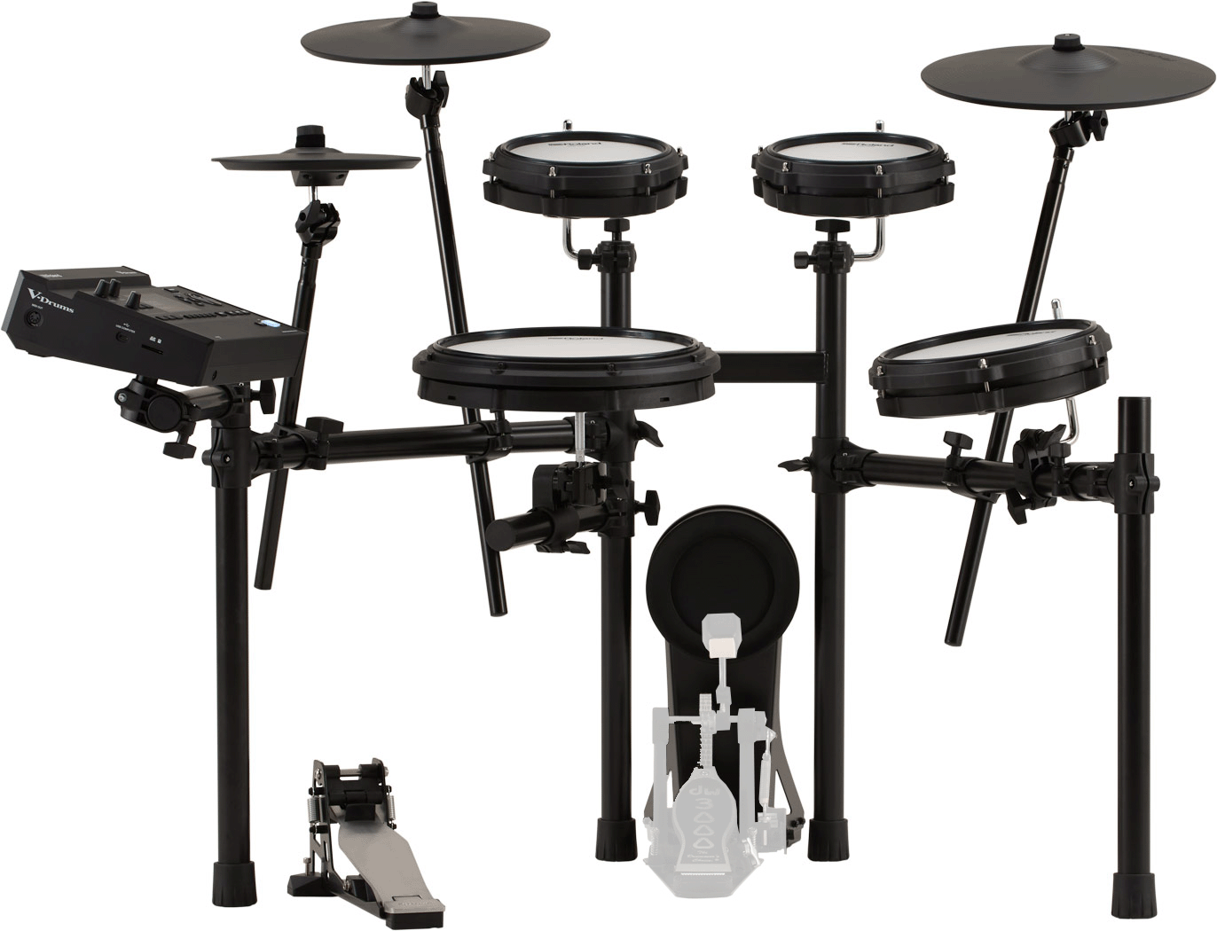 Roland TD313 V-Drums Digital Drum Kit with Hardware & Accessories