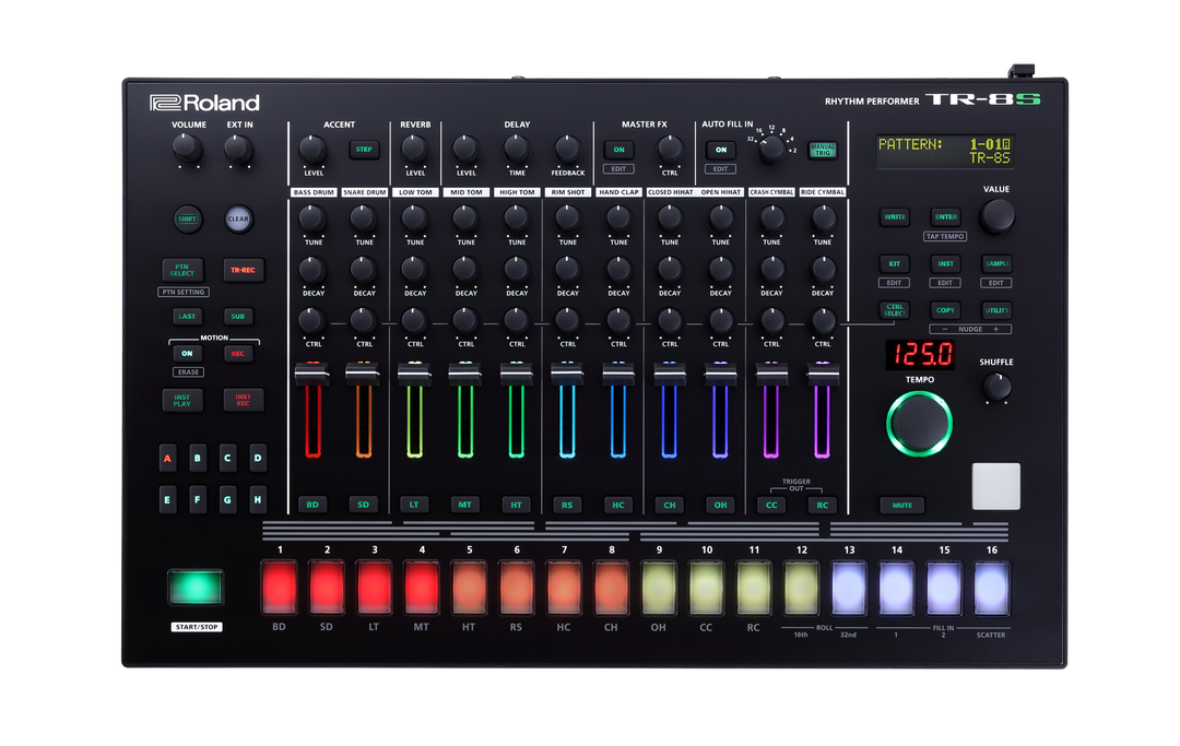 パーカッション・打楽器 ROLAND TR-8S Roland TR-8S Rhythm Composer with Sample Playback – Roland Store