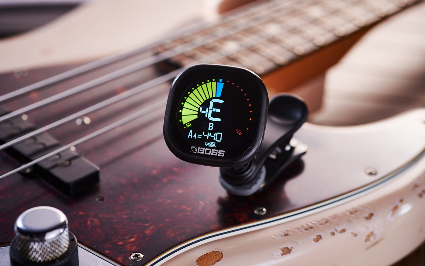 BOSS TU-05 Clip On Tuner with Rechargeable Battery