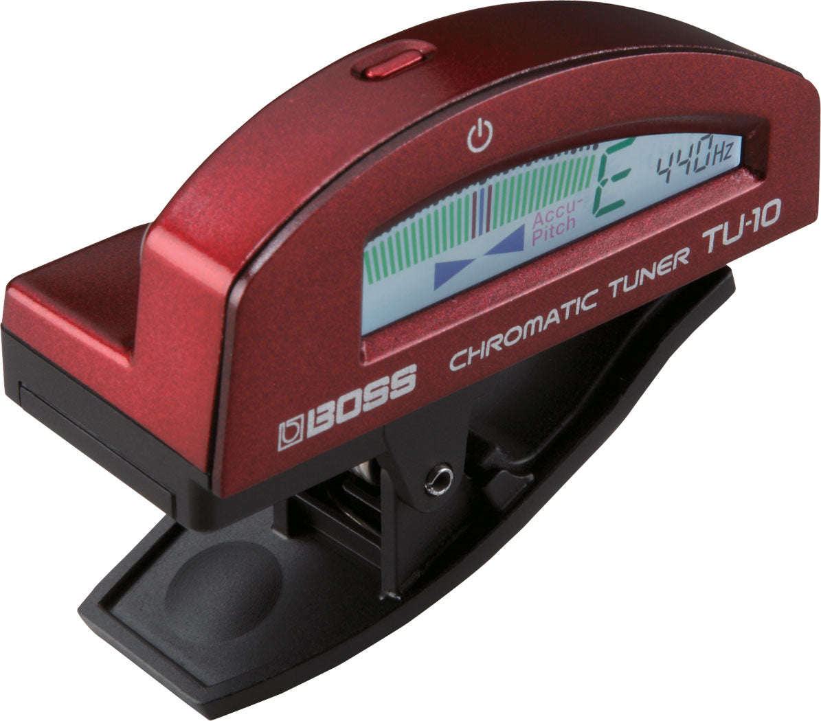 BOSS TU-10-RD Clip-On Chromatic Tuner (Red)