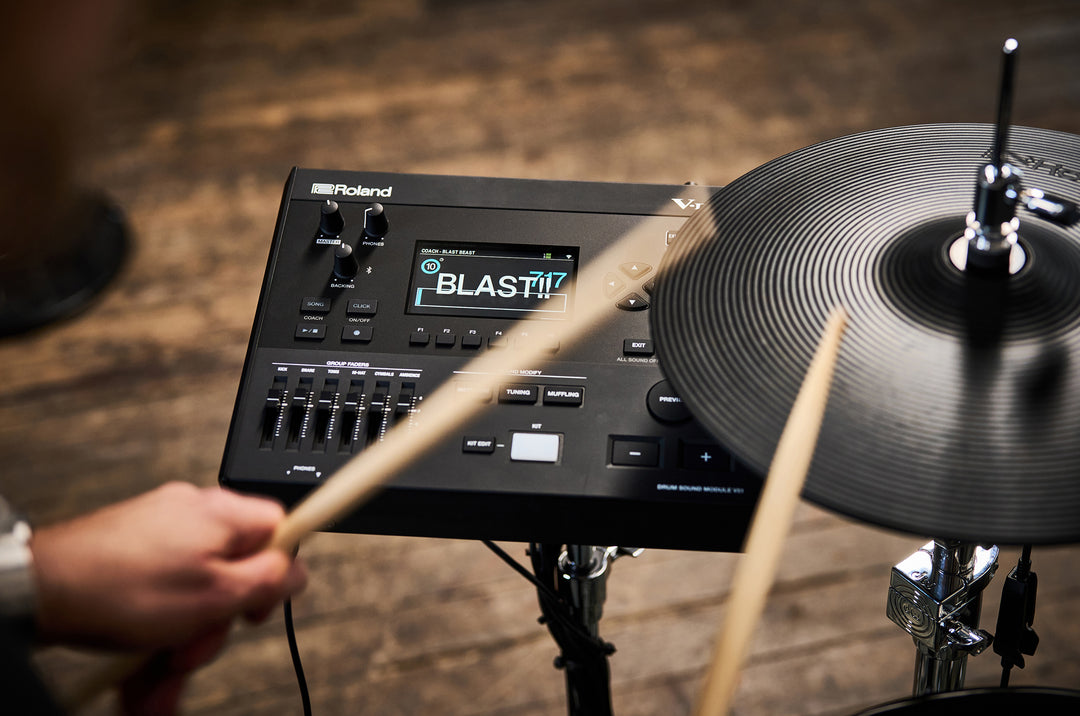 Roland VAD516 V-Drums Acoustic Design Digital Drum Kit, exc