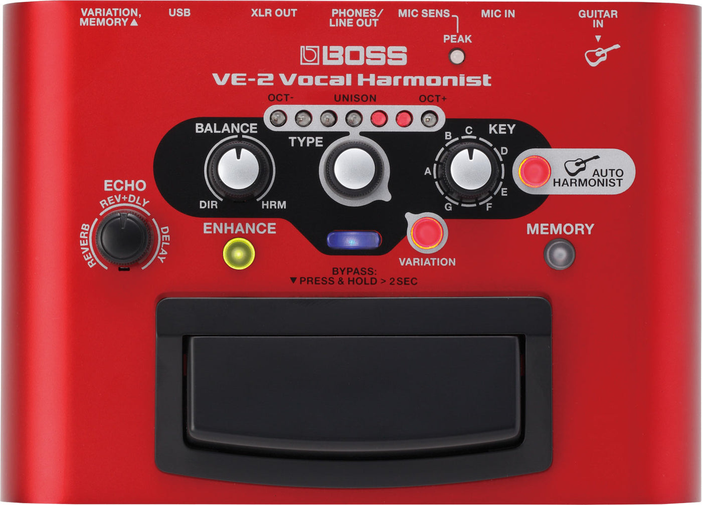 BOSS VE-2 Vocal Harmonist Pedal