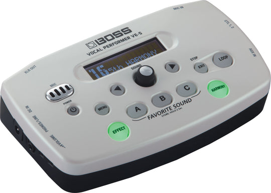 BOSS VE-5-WH Tabletop Vocal Effects Processor (White) – Roland