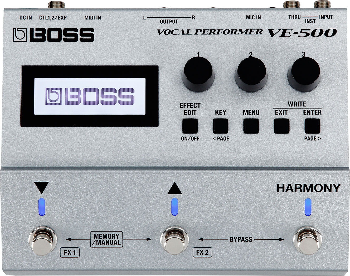 BOSS VE-500 Vocal Effects For Pedalboards