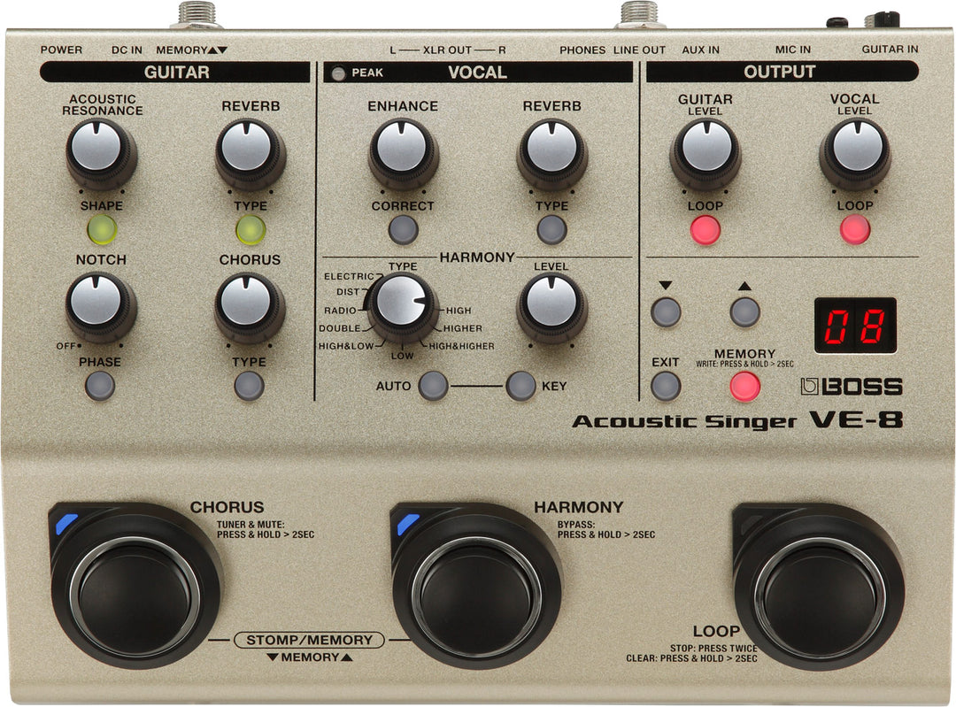 Boss VE-8 ほとんど未使用 BOSS VE-8 Acoustic/Vocal Effects – Roland Store London