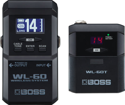 BOSS WL-60 Wireless System with Body Pack Transmitter