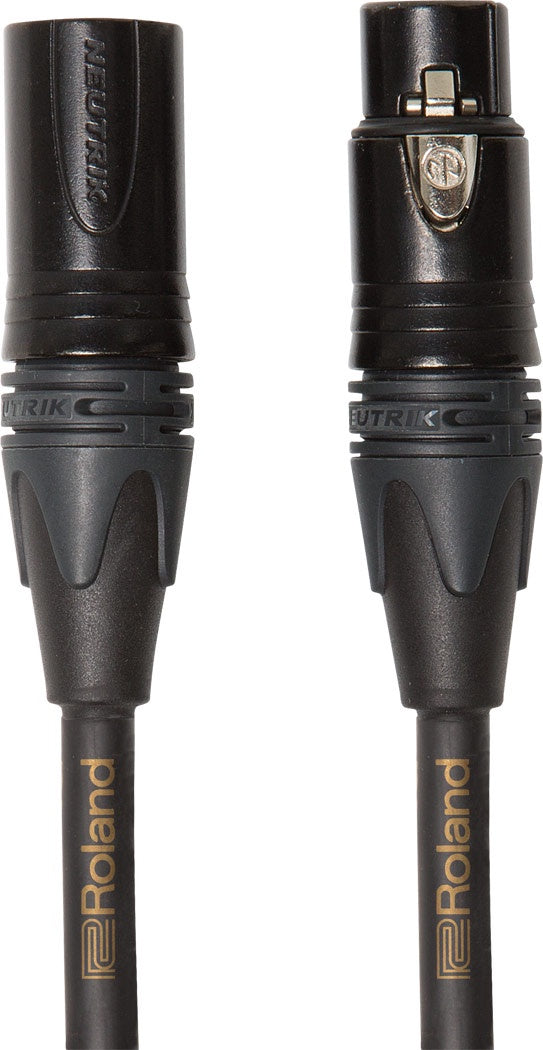 Roland RMC-G10 Microphone Cable, 10ft/3m , Gold Series